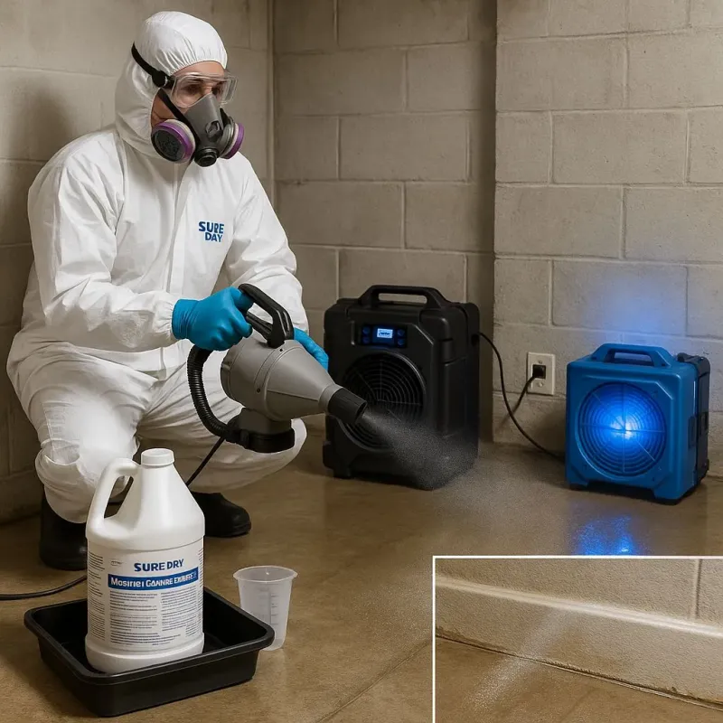 Sanitization and Odor Removal process in Beecher, MI