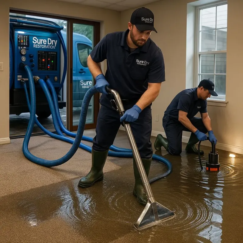 Water Extraction and Removal process in Beecher, MI